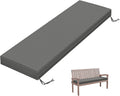 Outdoor Bench Cushion 60 x 18 x 3.5 in Light Grey - Waterproof Seat
