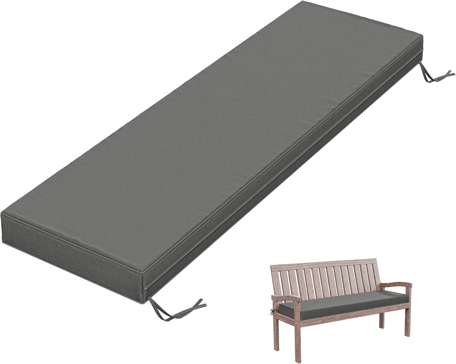 Outdoor Bench Cushion 60 X 18 X 3.5 Inch Thick Waterproof