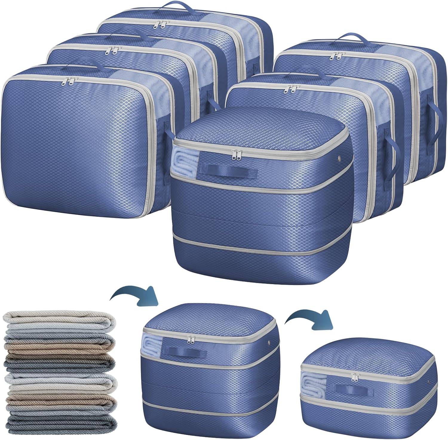 DIMJ Compression Storage Bags for Space Saving and Organizing