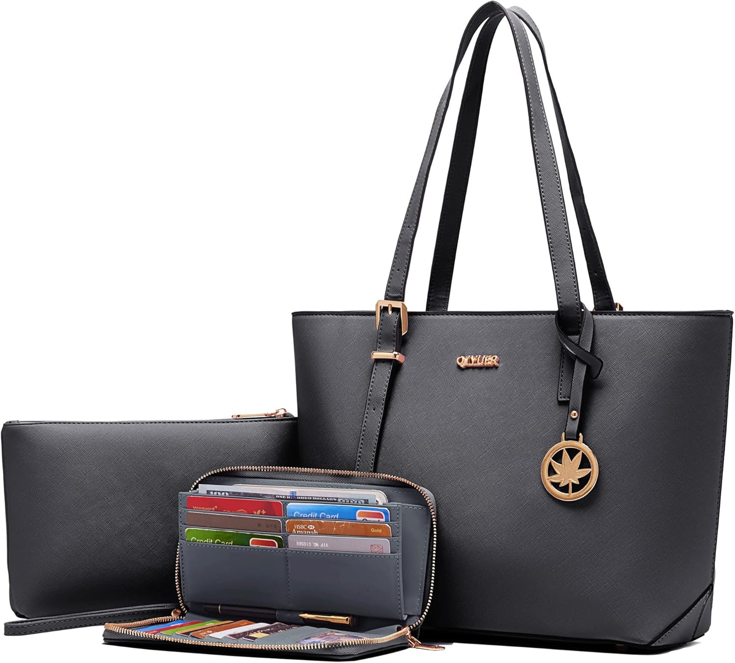 Stylish Purses And Wallets Set For Women Work Tote Handbags