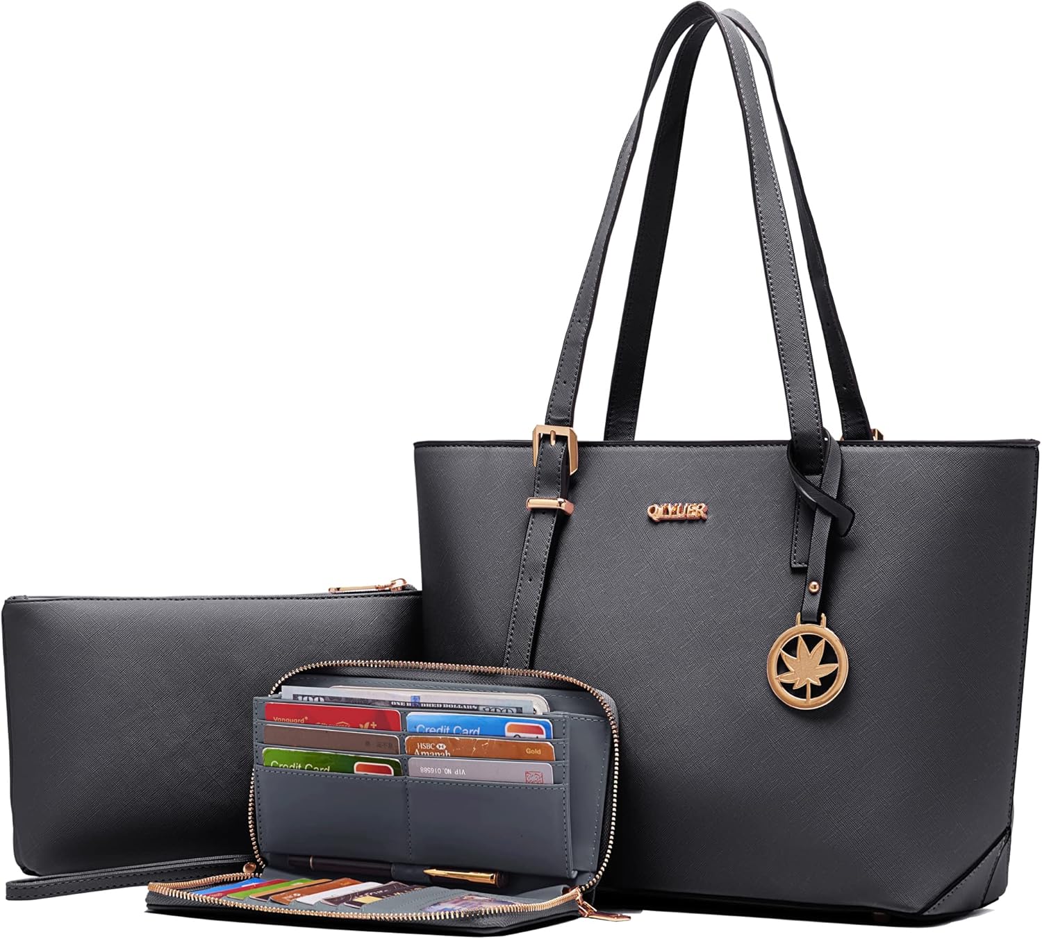Stylish Purses And Wallets Set For Women Work Tote Handbags
