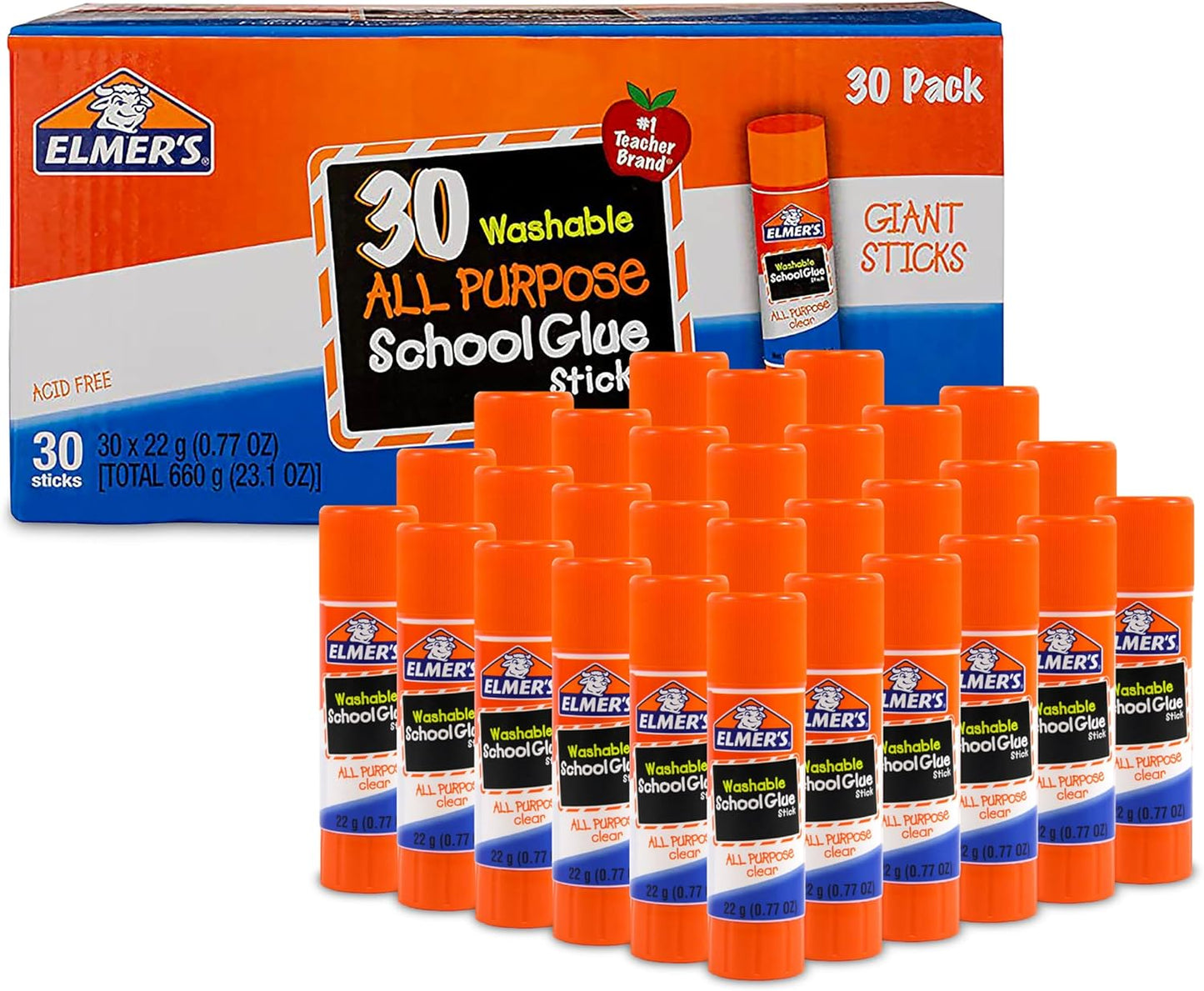 Elmer's All Purpose School Glue Sticks for Arts and Crafts