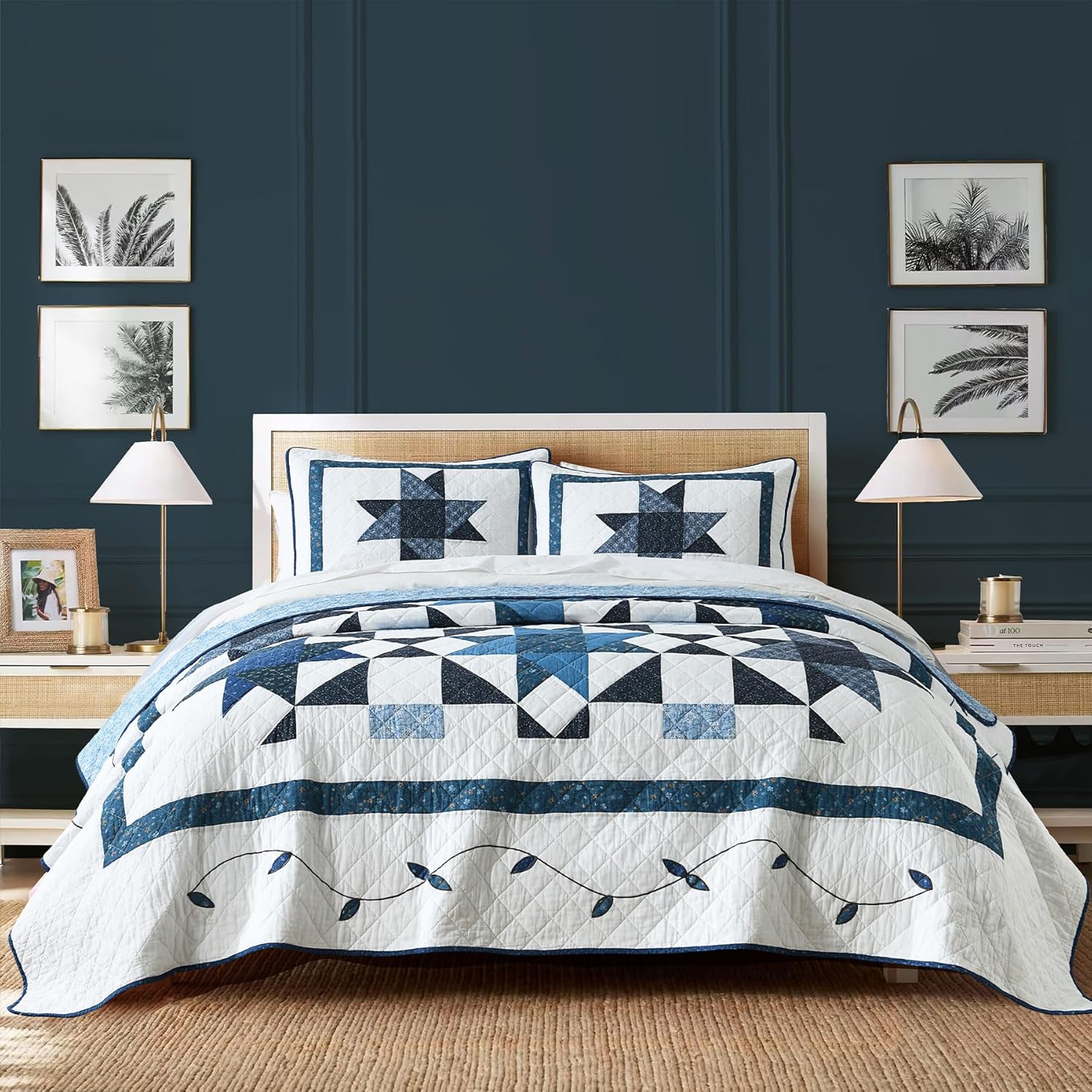 Secgo Handmade Quilted 100% Cotton Queen Comforter Set Review