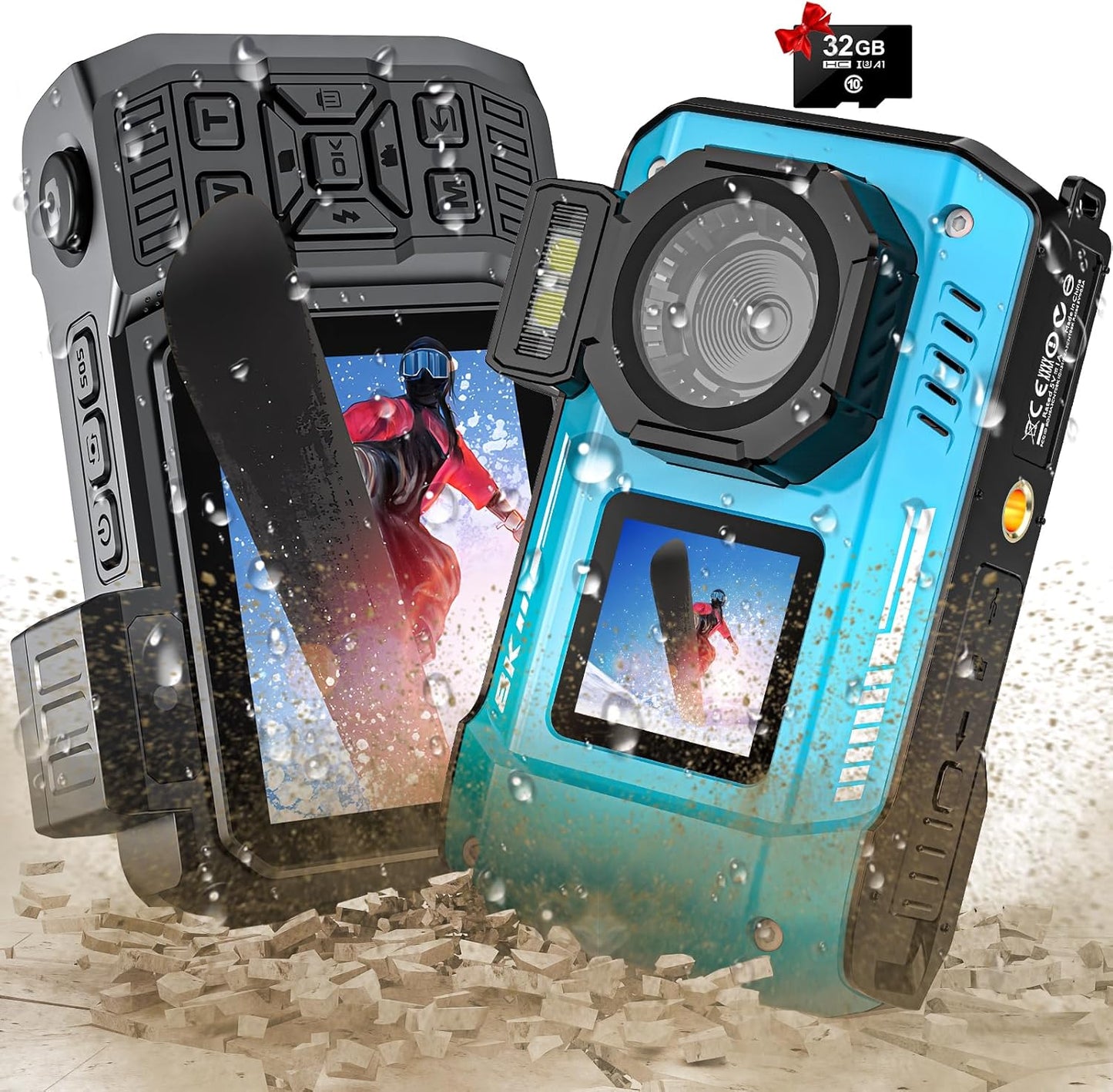 Ultimate 8K Underwater Camera - Waterproof, 70MP, Autofocus