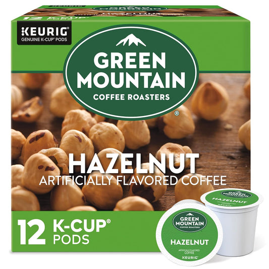 Delicious Hazelnut Flavor - 12 Single-Serve K-Cup Pods