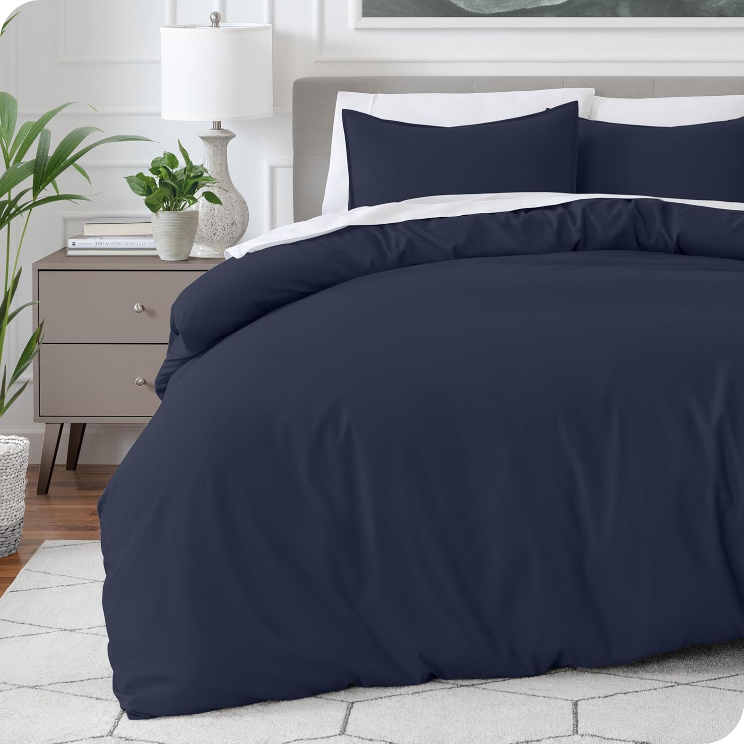 Bare Home Extra Long Twin XL Duvet Cover - Soft & Cooling