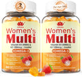 Womens Multivitamin Gummy with Omega 3 DHA/EPA - Sugar Free Support