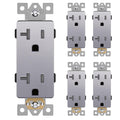 LIDER Matte Finish Decorator Receptacle 5-Pack - Tamper-Resistant