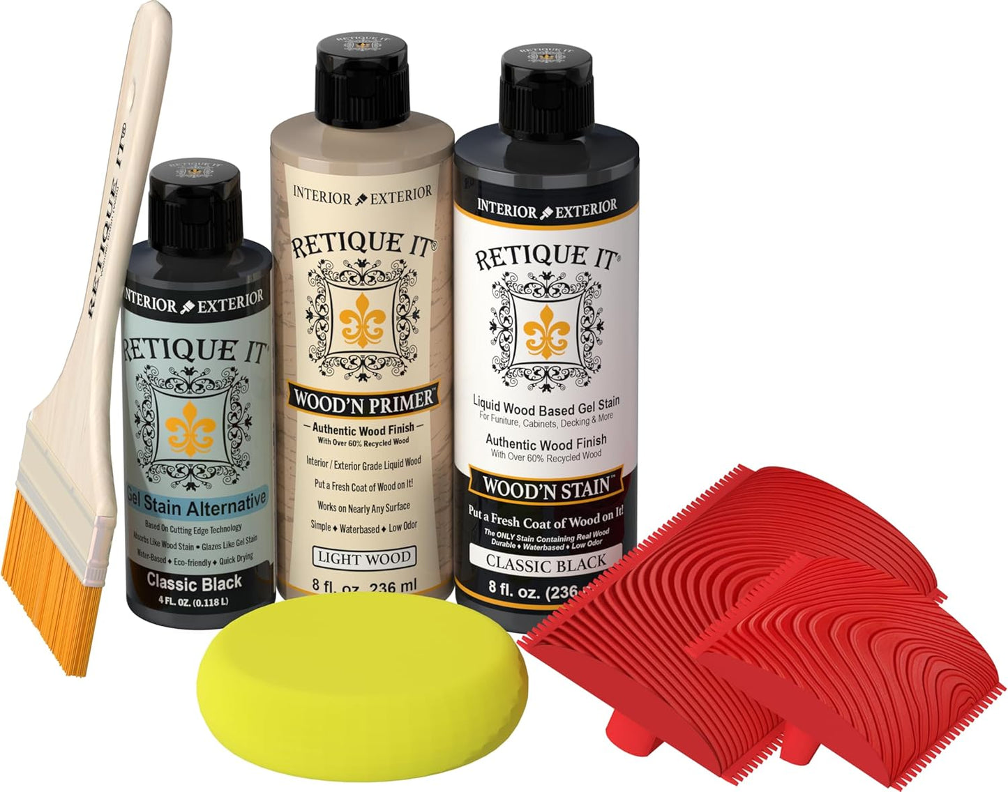 Retique It Multi-Purpose Wood Finish Kit for Stunning Results