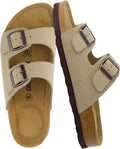 CUSHIONAIRE Lane Cork Footbed Sandals for Women (Style R9SB)