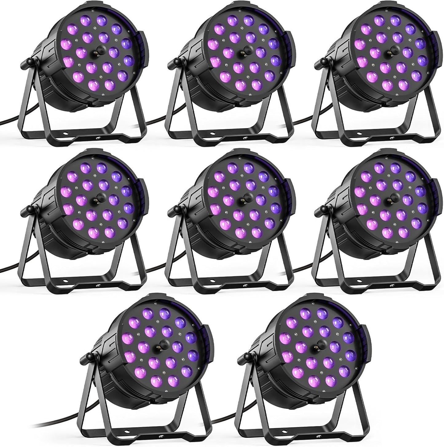 HOLDLAMP LED Zoom Par Light 18X18W RGBWA+UV for Events