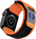 Made for Apple Watch Band NASA Licensed Rugged Nylon Leather Strap