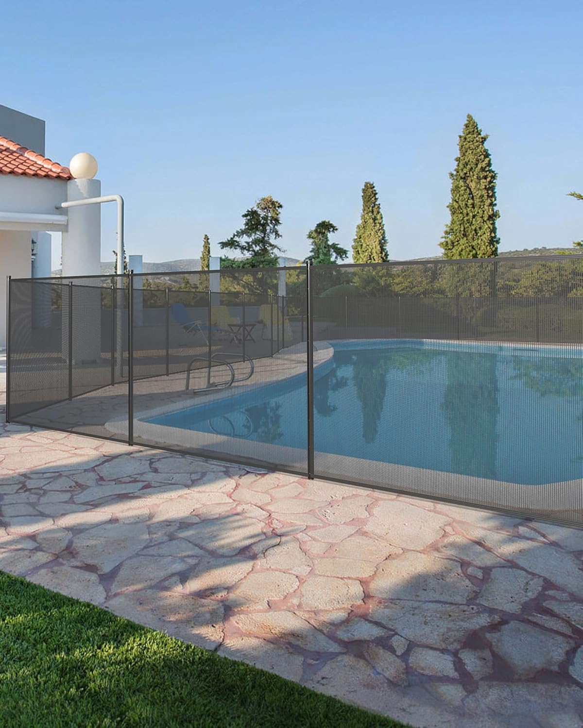 GraveeLife 4Ft x 72Ft Pool Safety Fence for Backyard Protection