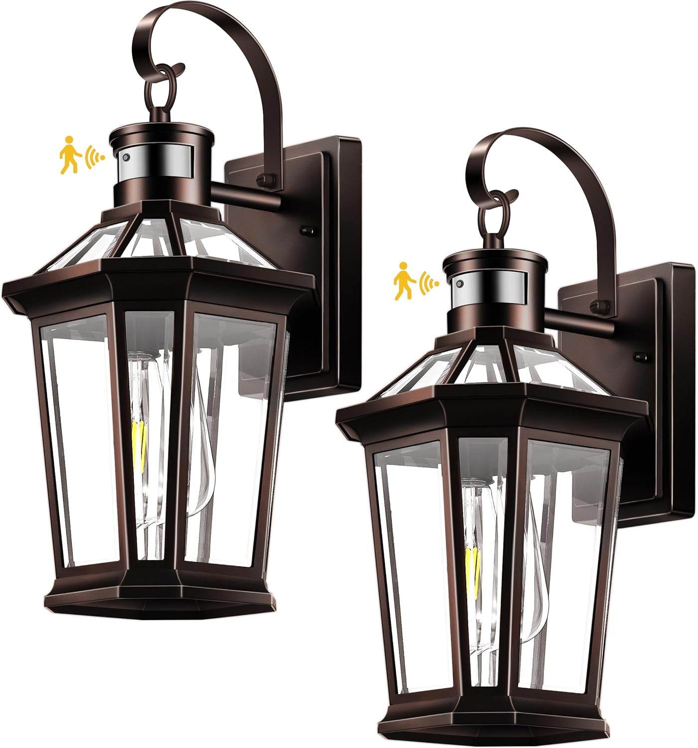 VIANIS Motion Sensor Outdoor Lights for Dusk to Dawn Use