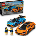 LEGO Speed Champions Lamborghini Revuelto & Huracan STO - Double Build