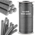 1 in x 50 ft Foam Backer Rod for Concrete Joints - Gray