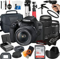 Canon EOS 2000D DSLR Camera Bundle - Renewed Kit with Two Lenses