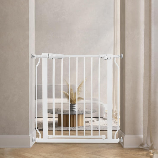 Peekabu Easy Walk-Thru Safety Gate: Securely Fits 29.1-33.8 Inch Openings