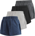Ultra Performance Women's Running Shorts 4-Pack - Brief-Lined Comfort