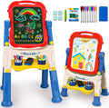 Kids Easel for Toddlers Age 2-4 - Double-Sided Magnetic Art Board