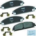 Bendix Priority1 CFC1058 Ceramic Front Brake Pads - Quiet, OE Fit