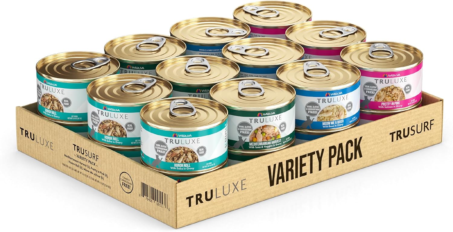 Weruva TruLuxe Cat Food Variety Pack for Seafood Lovers