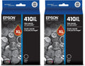 Epson T410XL020 Premium Black High Capacity Cartridge Pack of 2
