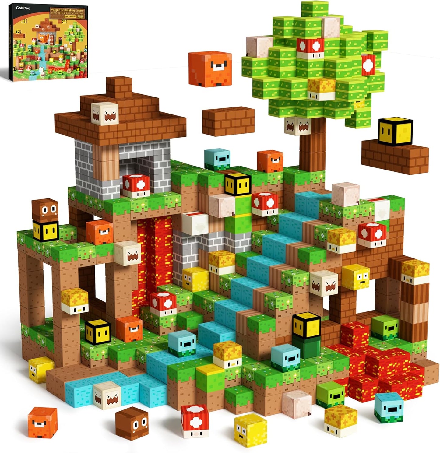 GobiDex Magnetic Blocks for Creative Building Fun and Learning
