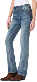 Women's Luscious Curvy Bootcut Mid-Rise Insta Stretch Jeans - Juniors