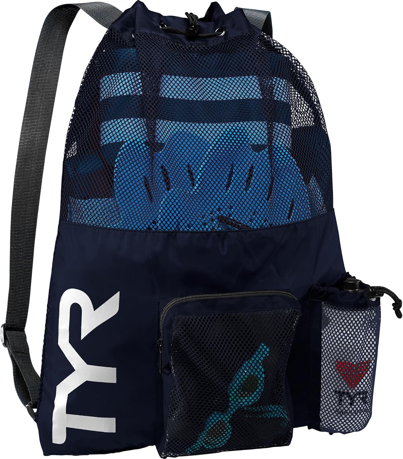 TYR Big Mesh Mummy Backpack: Large Capacity Swim Gear Bag