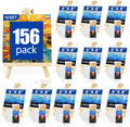 AROIC Canvas and Easel Set 156 Pack - Complete Party Painting Kit