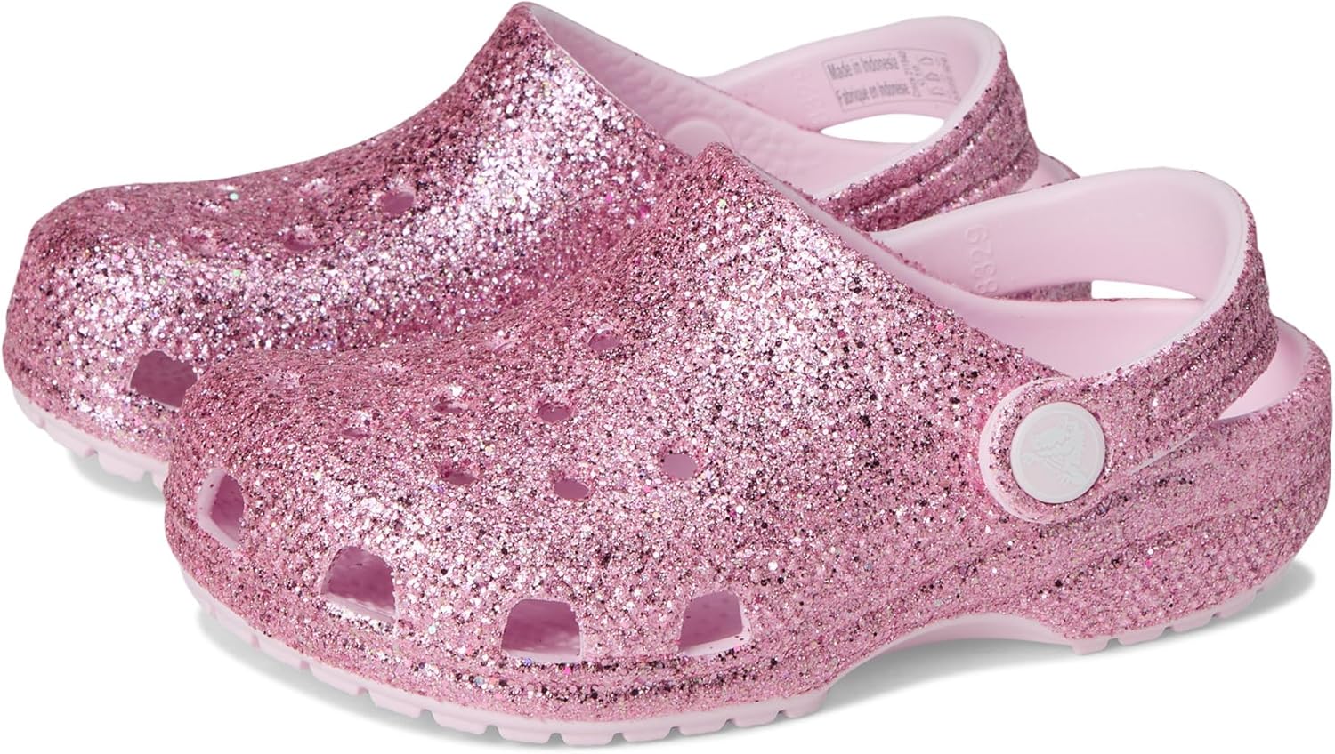 Crocs Kids' Classic Glitter Clog for Sparkly Adventures