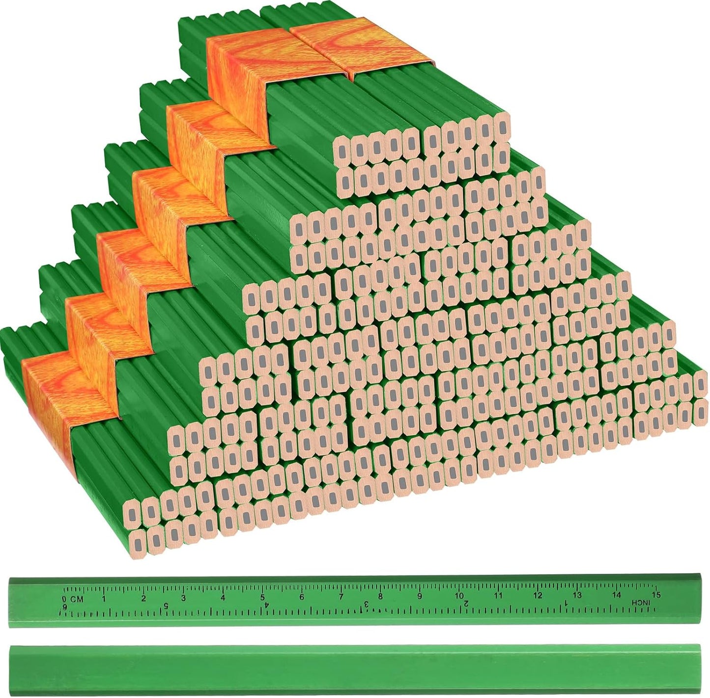 Lincia 300 Pcs Carpenter Pencils for Woodworking and Marking
