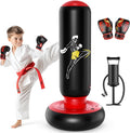 Kids Punching Bag Toy with Gloves 66 in Inflatable - Family Fitness
