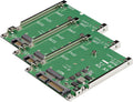M.2 SATA SSD to 2.5in Adapter - NGFF to SATA Converter - Pack of 3