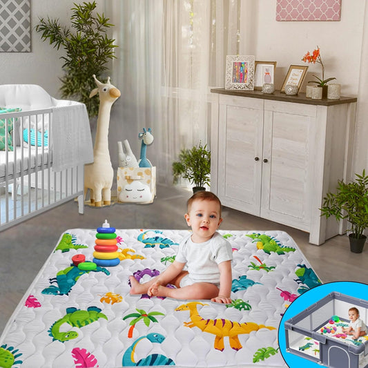Premium Baby Play Mat - Soft & Washable - Abbys Nest