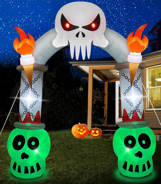 10FT Halloween Decorations Outdoor Inflatable Archway for Spooky Fun
