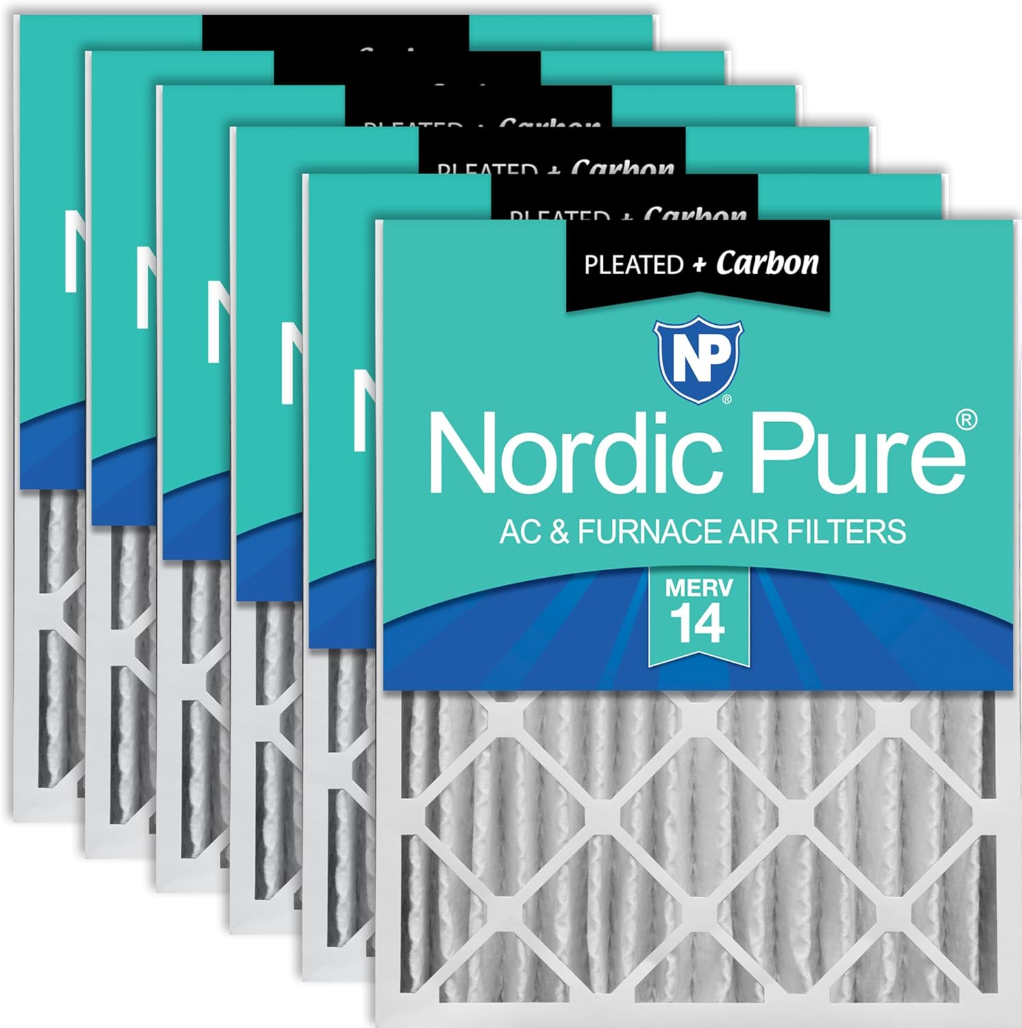 Nordic Pure 20x24x4 Pleated Air Filters with MERV 14 Rating