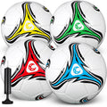 Operation Christmas 4 Pack Soccer Balls with Pump - Training Set