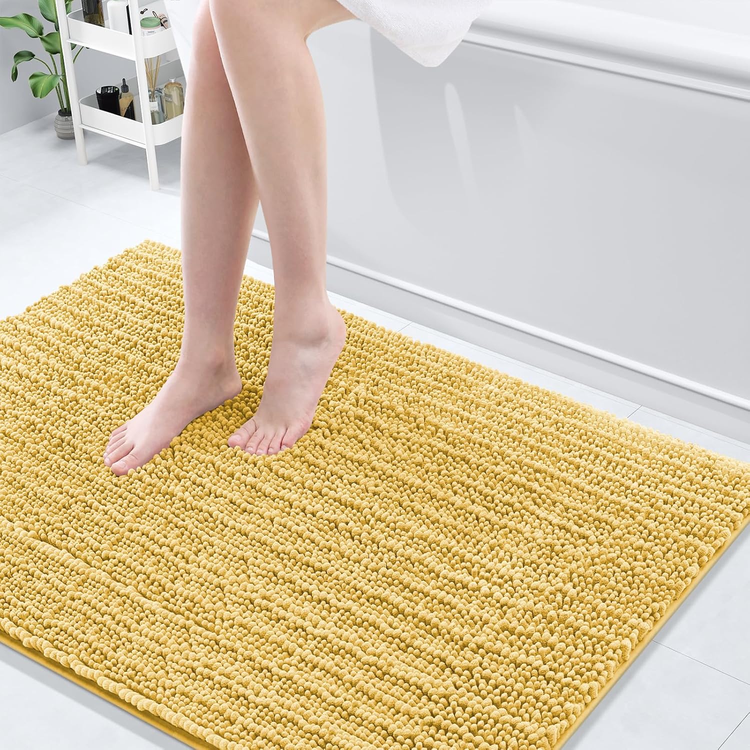 Arotive Luxury Chenille Bathroom Rug Mat for Ultimate Comfort
