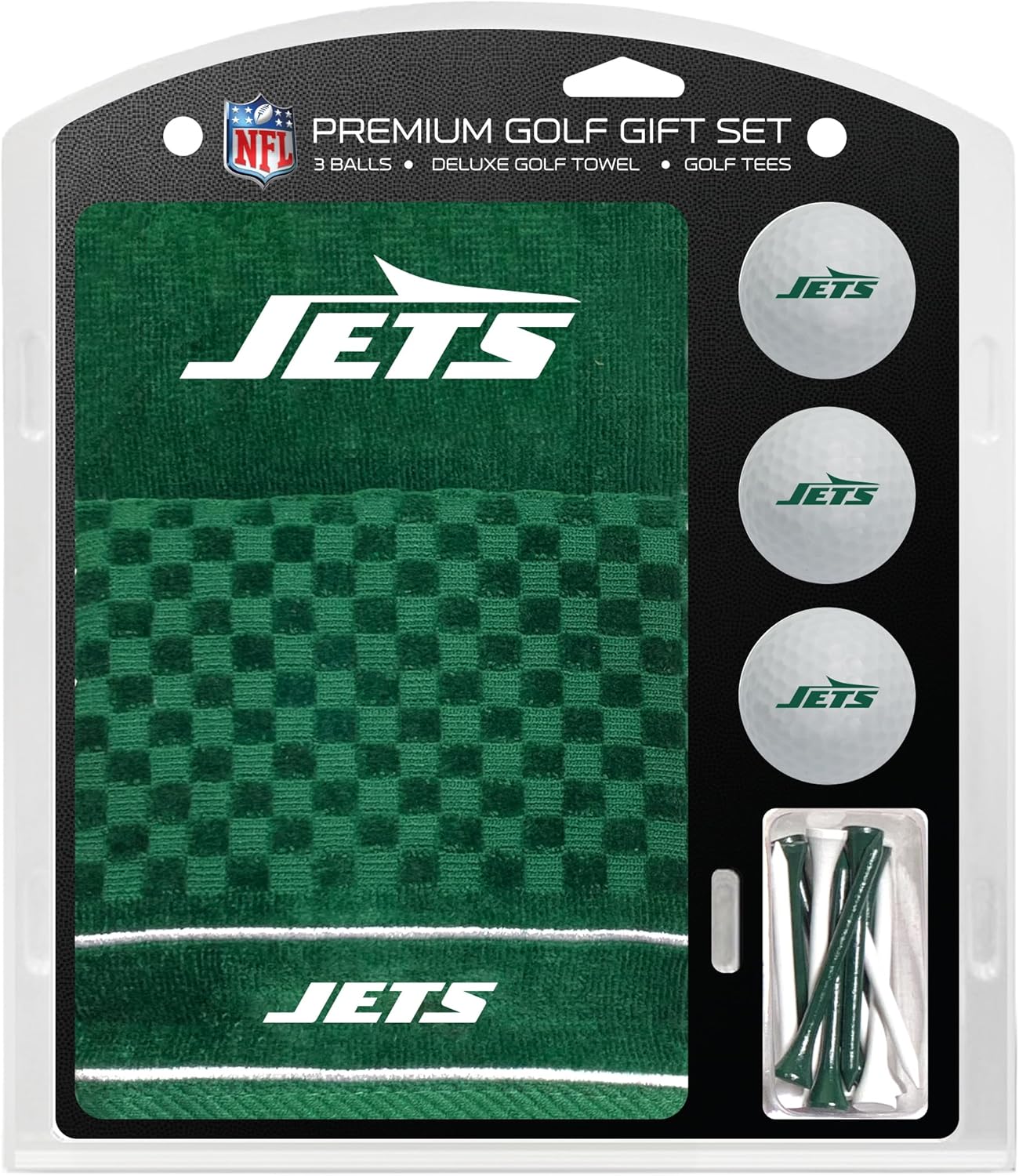 Team Golf Premium NFL Gift Set: Deluxe Towel, Balls, Tees