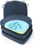 SUNROX Gel Memory Foam Chair Cushions 19x19 - Cooling, Water-Resistant