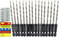 FTG USA 16 Pc #6 (9/64ft) Tapered Countersink Drill Bit Set - Clean