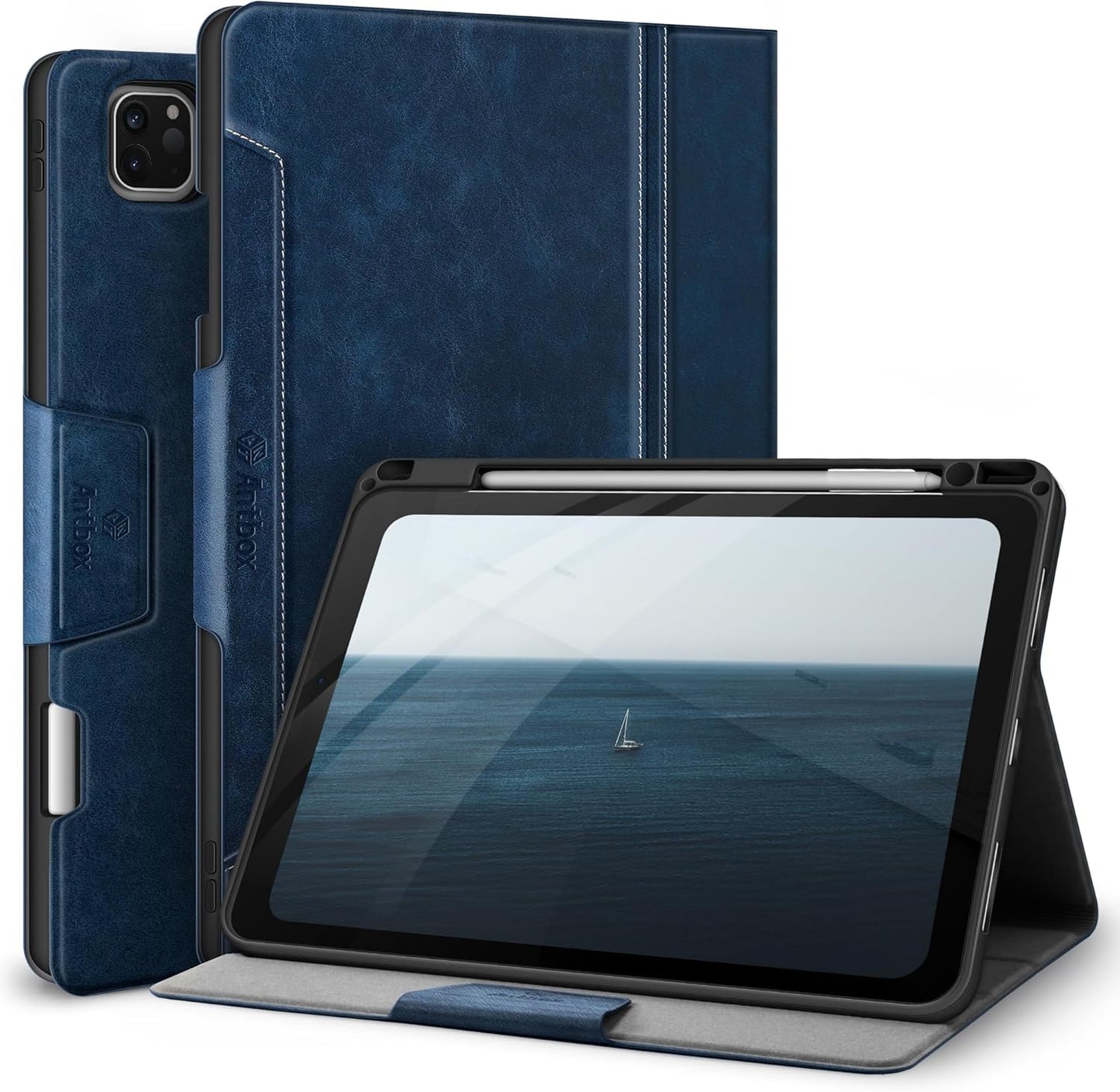 Antbox Case for iPad Pro 11 inch with Pencil Holder and Auto Sleep