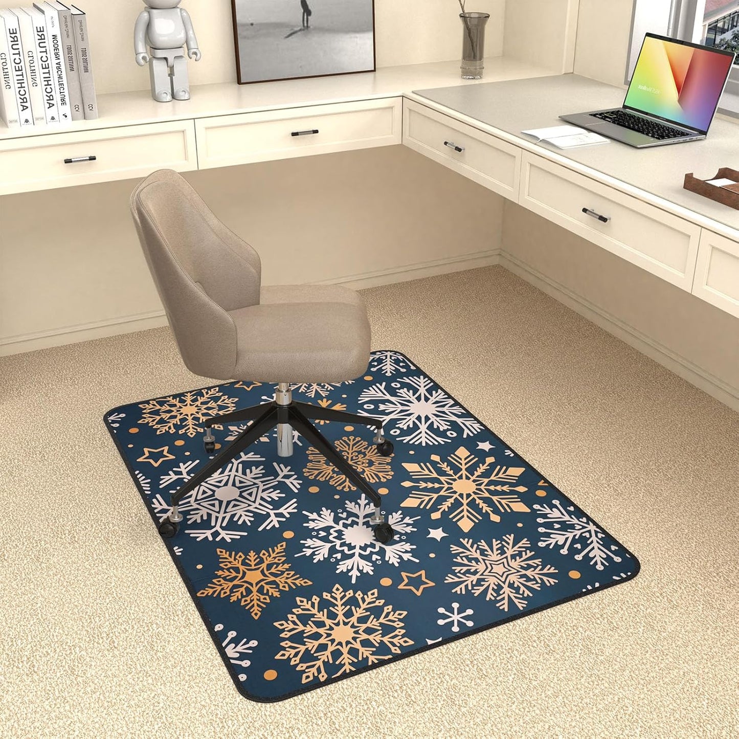 Heavy Duty Office Chair Mat for Carpet and Hardwood Floors