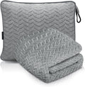 Proglobe Luxurious Travel Blanket Pillow for Ultimate Comfort