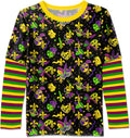 BesserBay Kids Patchwork Carnival Shirt, 4-14 Years: Vibrant & Festive!