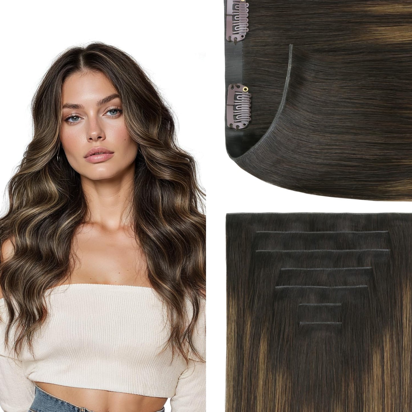 GOO GOO Genius Clip in Hair Extensions for Effortless Style