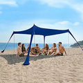 COMMOUDS Beach Tent Canopy UPF50+ Pop Up Sun Shade - Easy Setup
