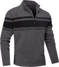 Color Block Polo Sweatshirt for Men by MAGNIVIT